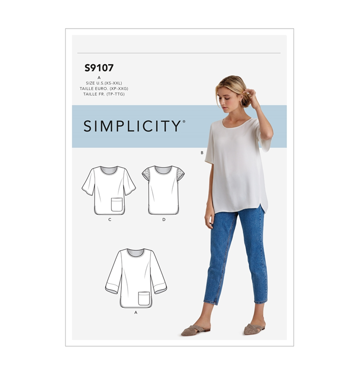 Simplicity S9107A - top med 4
